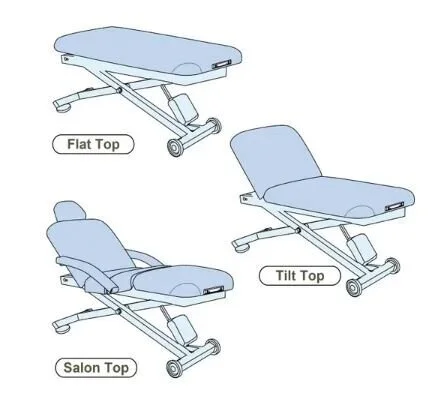 OC Electric Lift Massage Table - Ellora Manual Tilt