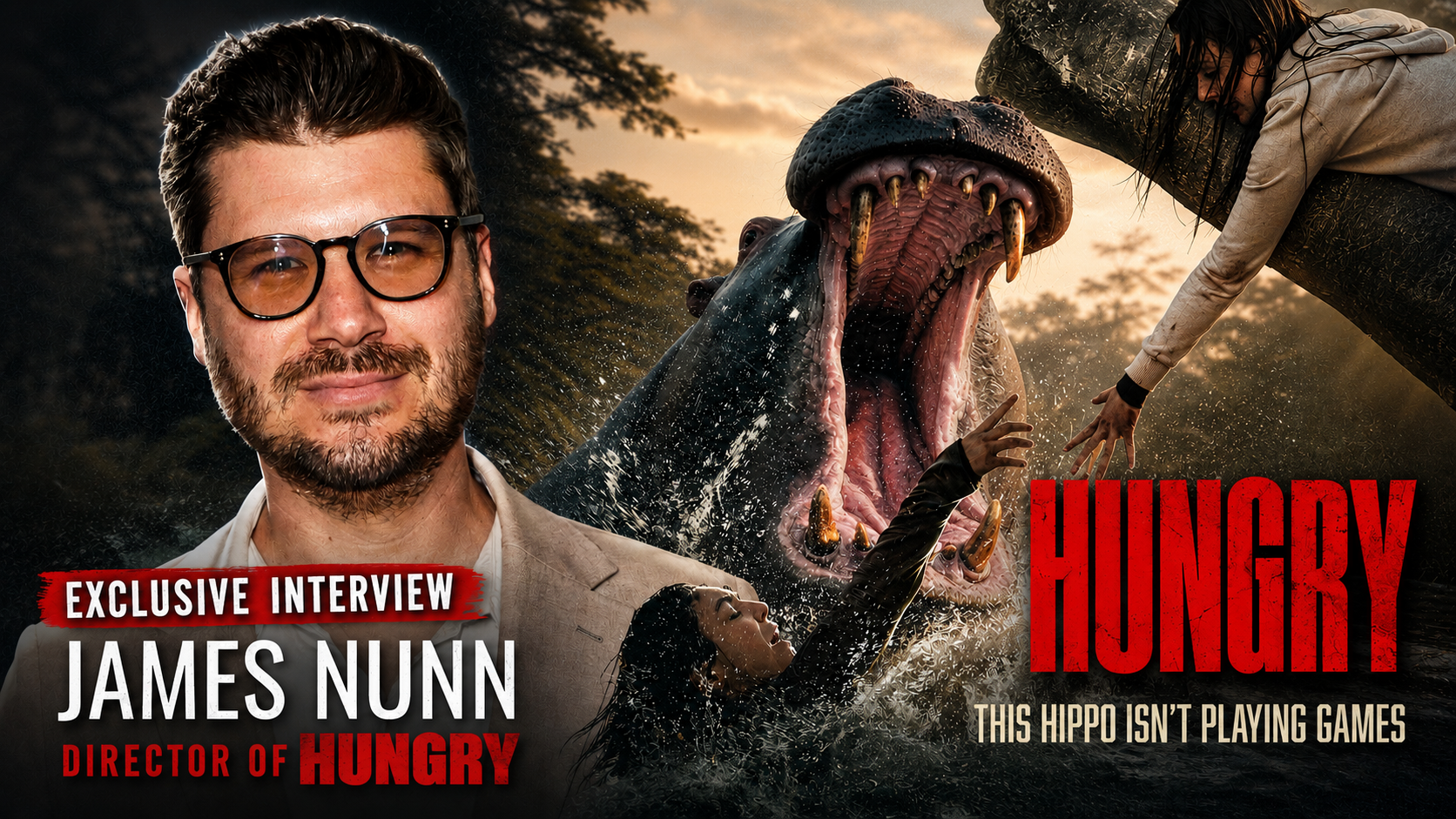 From Jaws to Hippos: James Nunn Crafts His Own Jurassic Park With Hungry