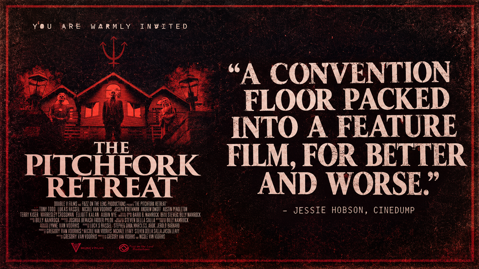 The Pitchfork Retreat: Horror Royalty, Anthology Chaos, and One Hell of a Payoff