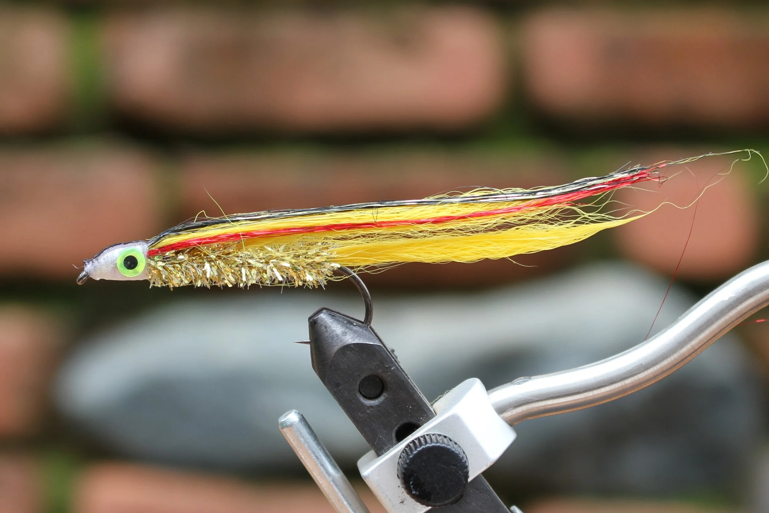 Gold streamer fly