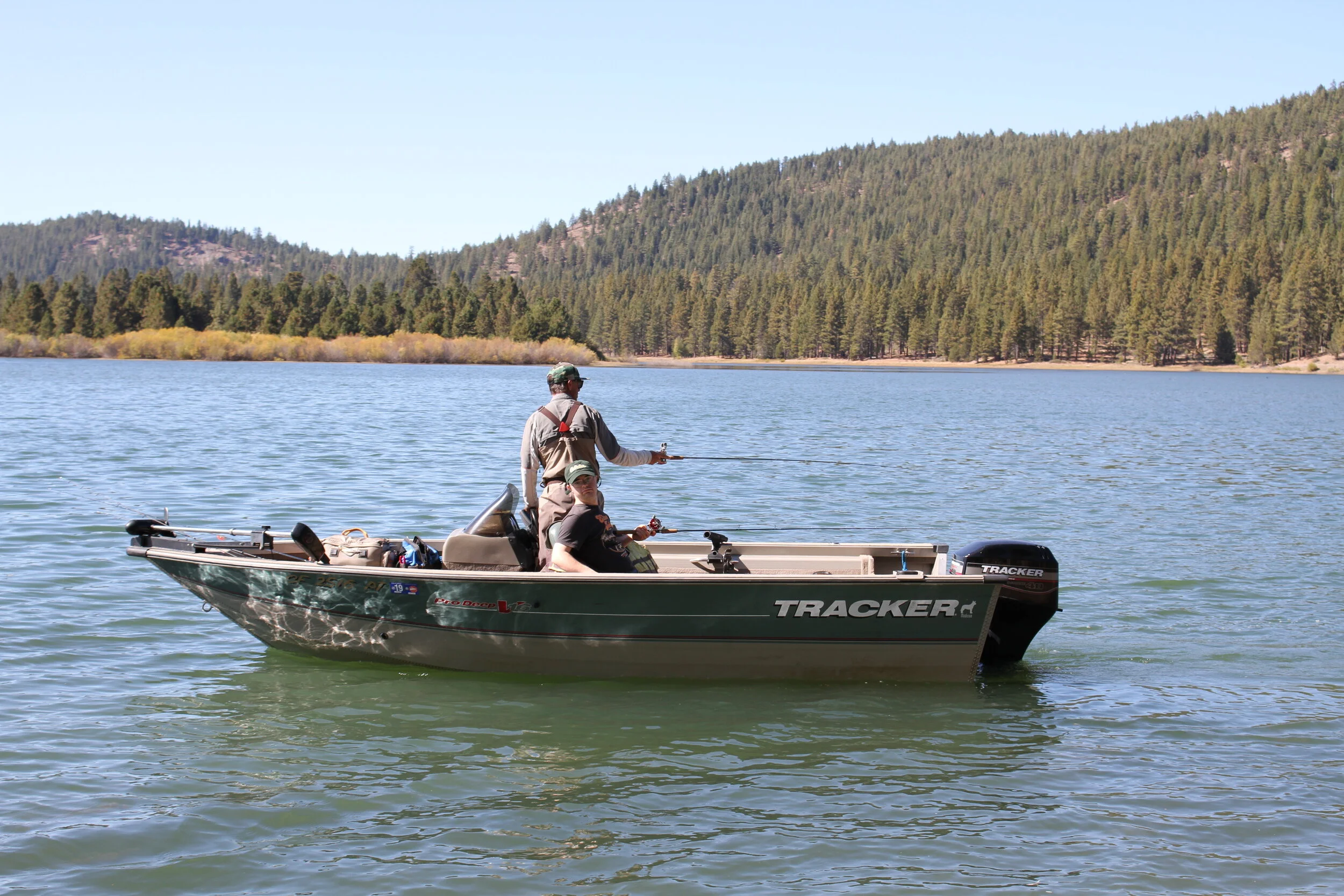 Lake Davis CA, Jay Fair Style Fly Trolling —