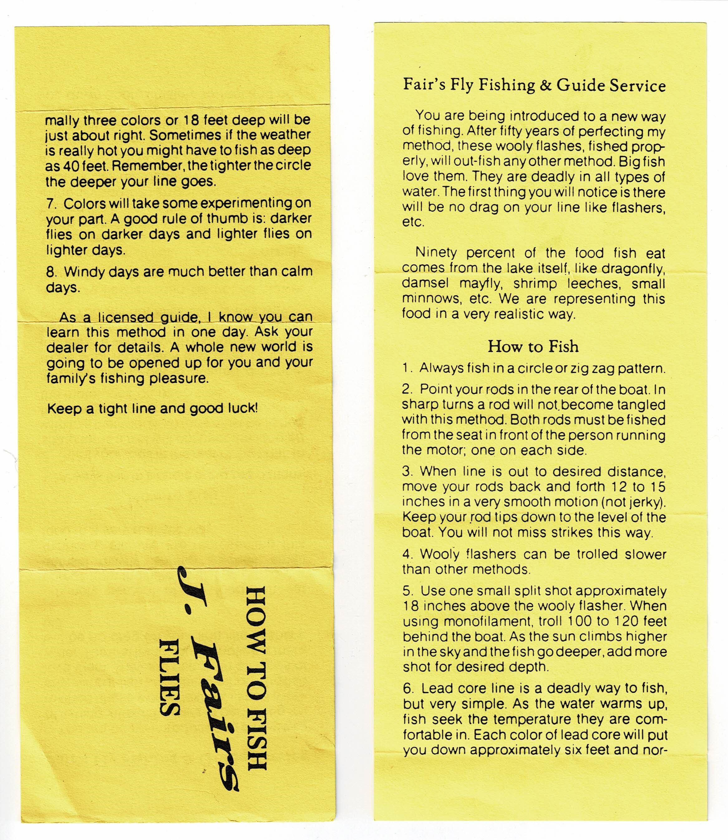 How to Fish Jay Fair's Flies —