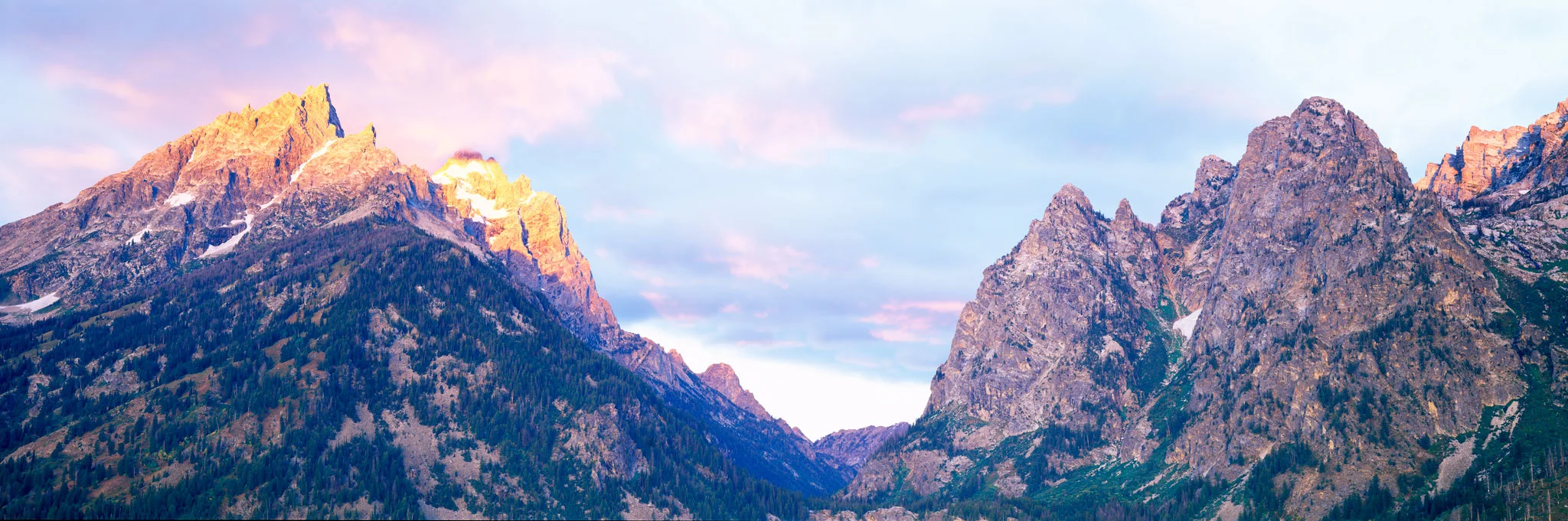 Sunrise over the Tetons : Wyoming 