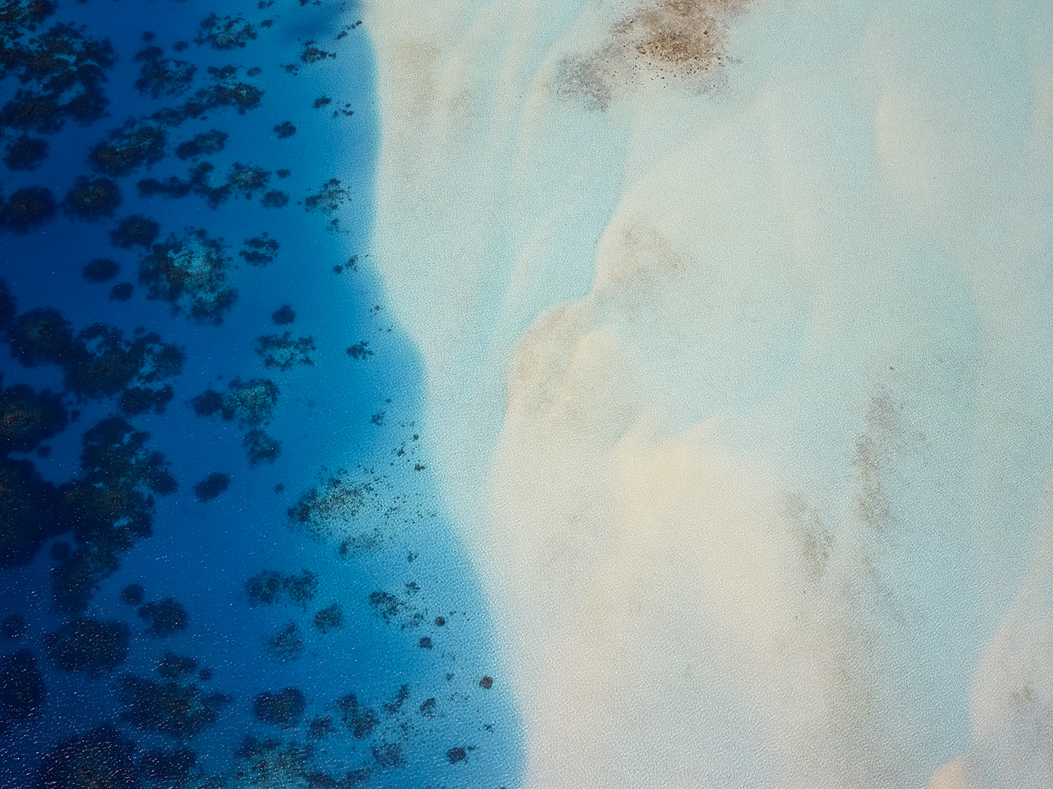 Textures from the air : Bora Bora 