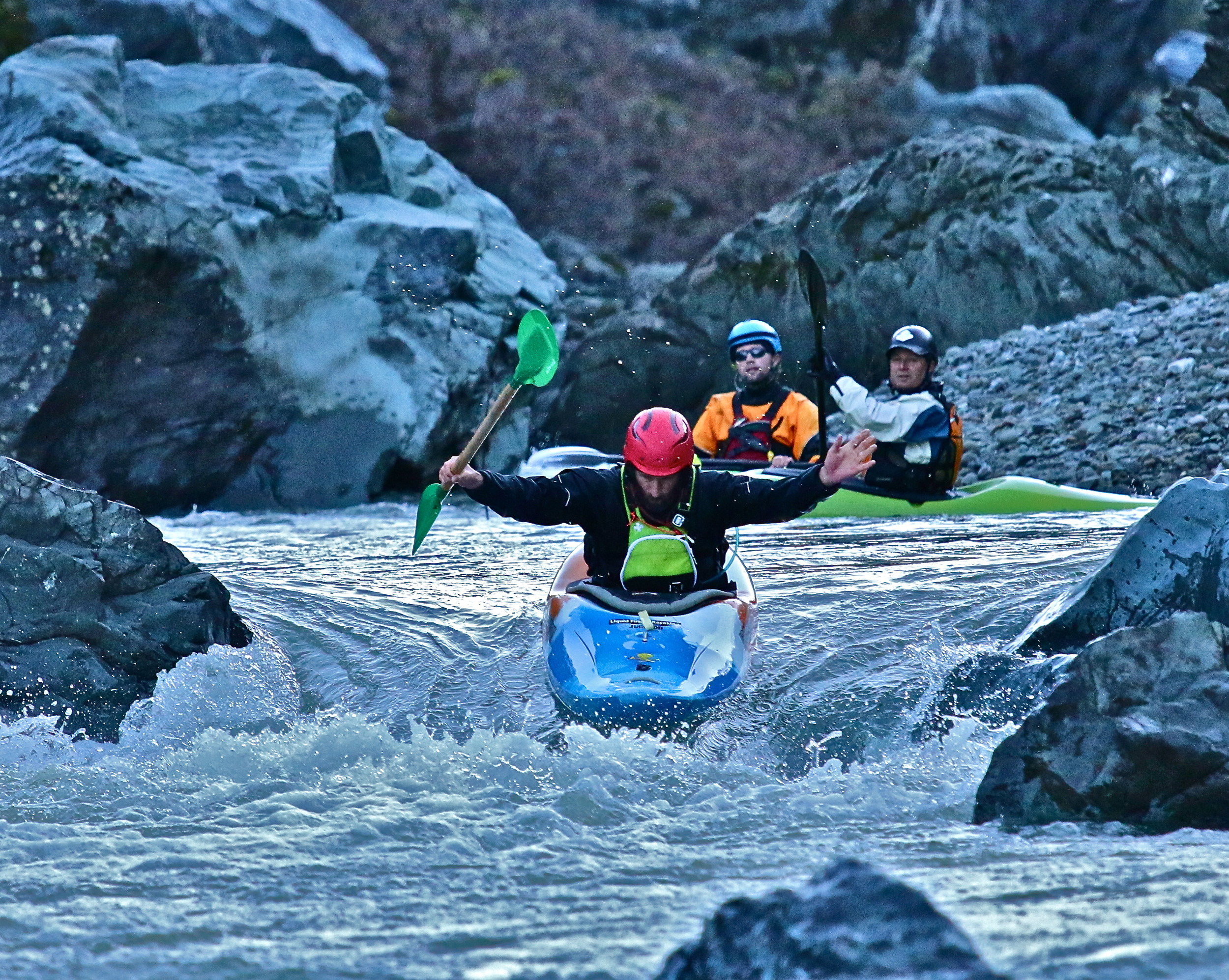 Eel River Whitewater Kayak Class