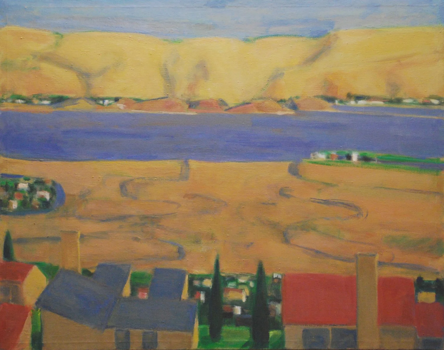 68. Condos Overlooing the South Bay  32 x 40.jpg