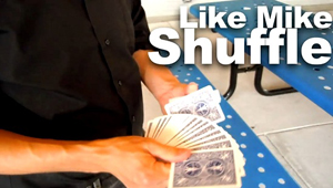 Looking for a false shuffle that can be performed in the hands, maintains full deck order, and can even be used for a triumph effect? Look no further: now available is a tutorial on the "Like Mike" shuffle, an in-the-hands false faro shuffle. $10 Download (mp4 file) via a pop up window to PayPal and e-junkie Running time: 14:32 File Size: 377 MB