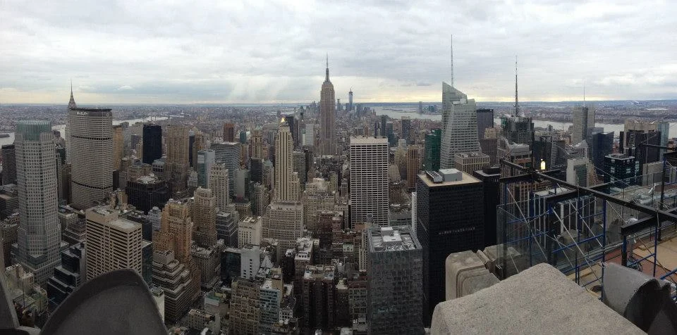 view from top of the rock