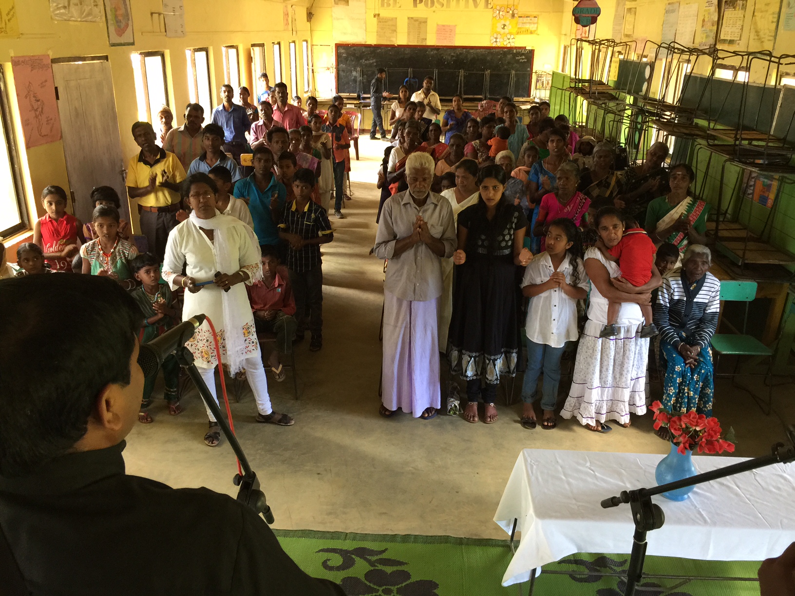  As a result of the crusade this church was planted! This is the very first church in this area.