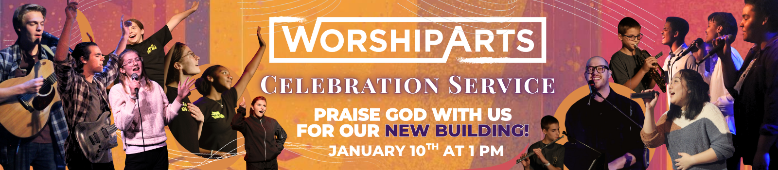 Join us January 10th at 1 PM for our Celebration service to dedicate our new building!