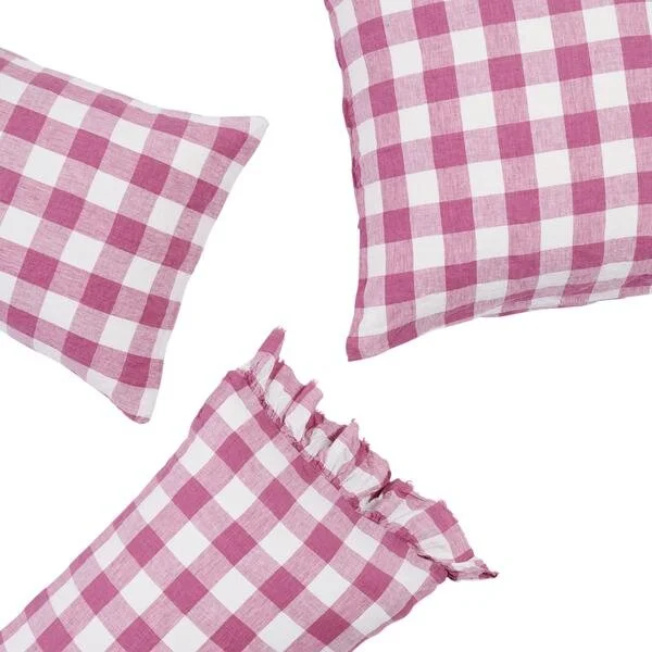gingham pillowcases