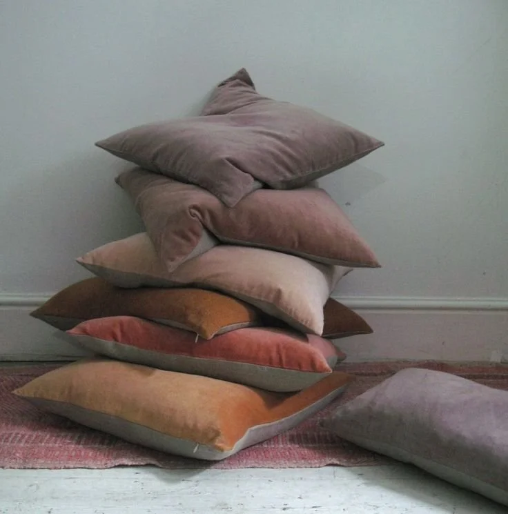 Hand dyed Velvet Cushions at Manon bis — Manon bis.jpg