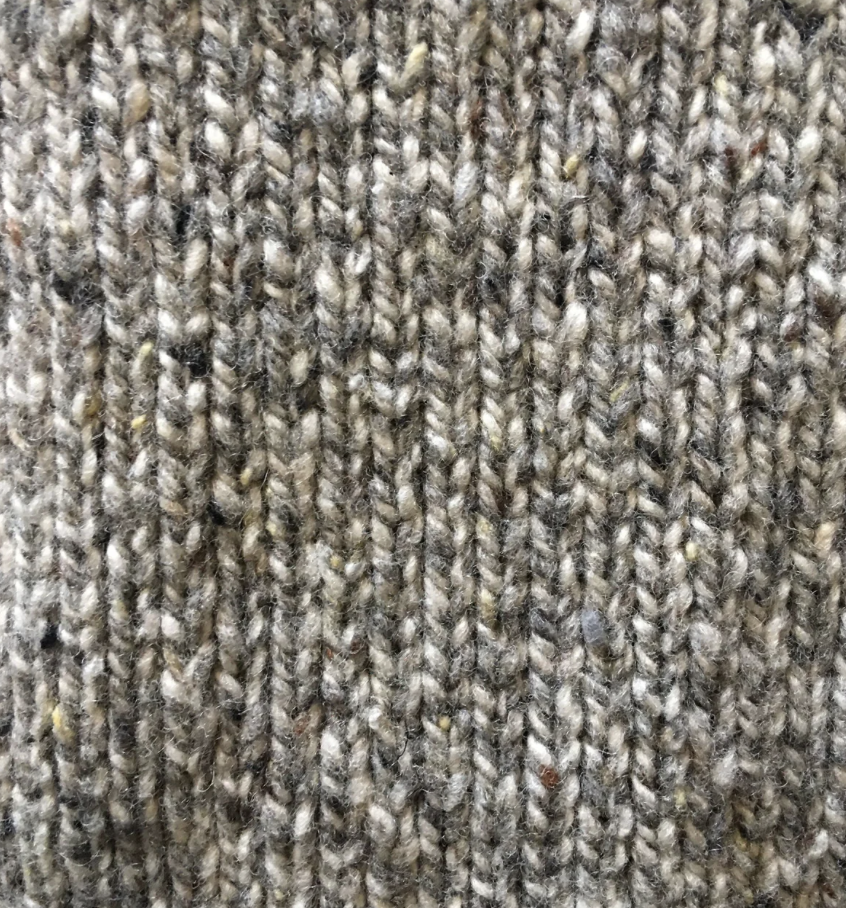 Fisherman Out Of Ireland Slouchy V Neck Cardigan Porridge
