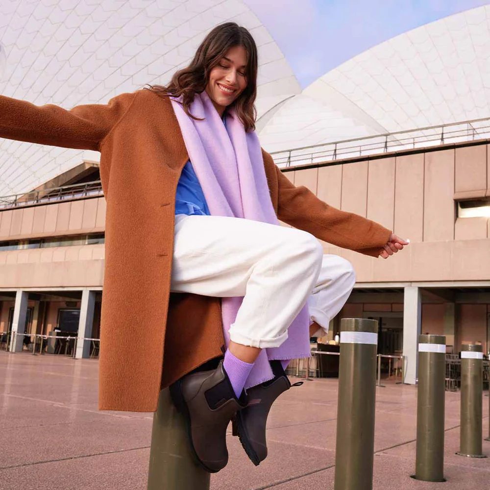 Merry People Bobbi Gumboots Chocolate and Black