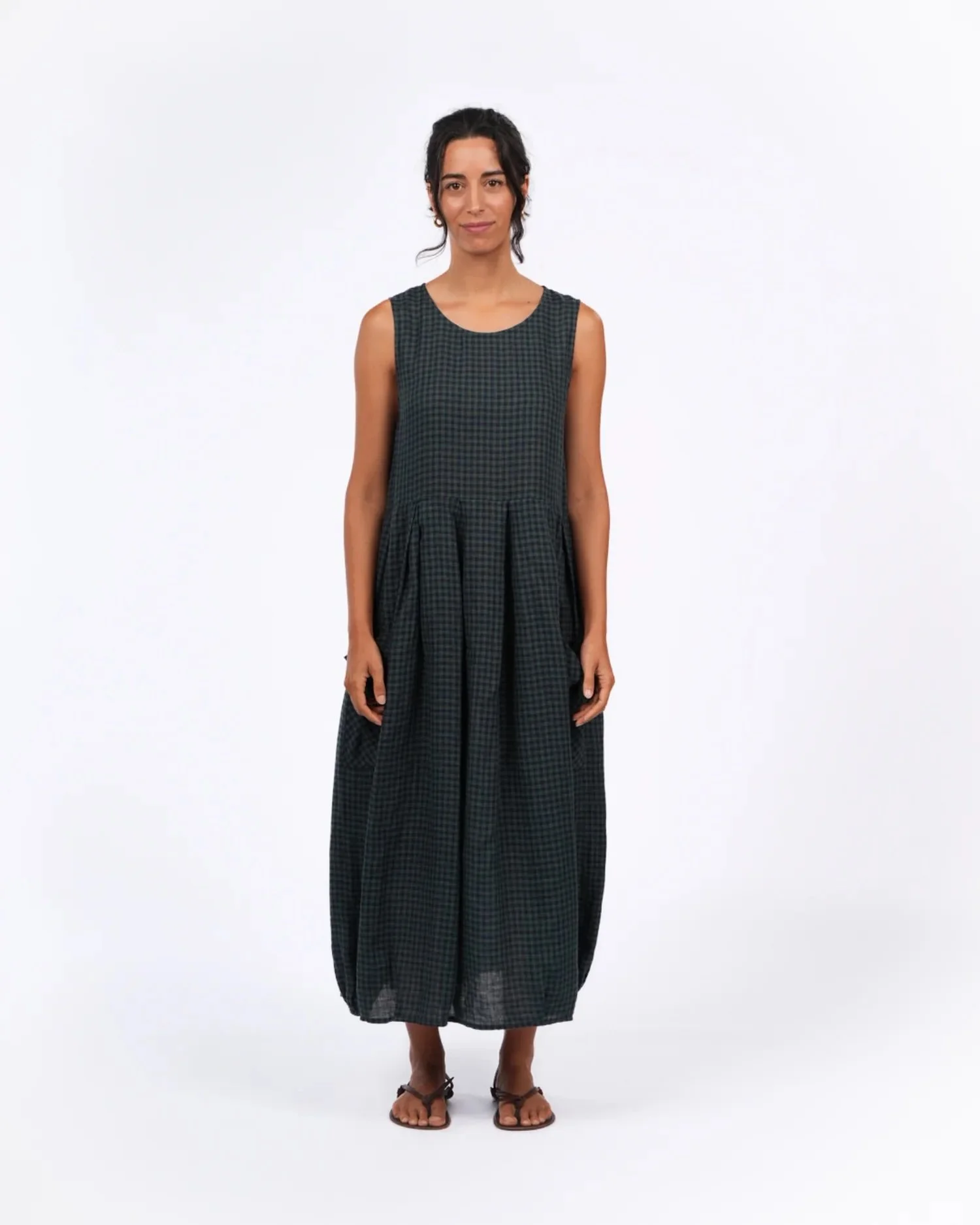 montaigne-sartene-french-linen-dress-in-tiny-blue-green-check-2-manon-bis.jpg .jpg