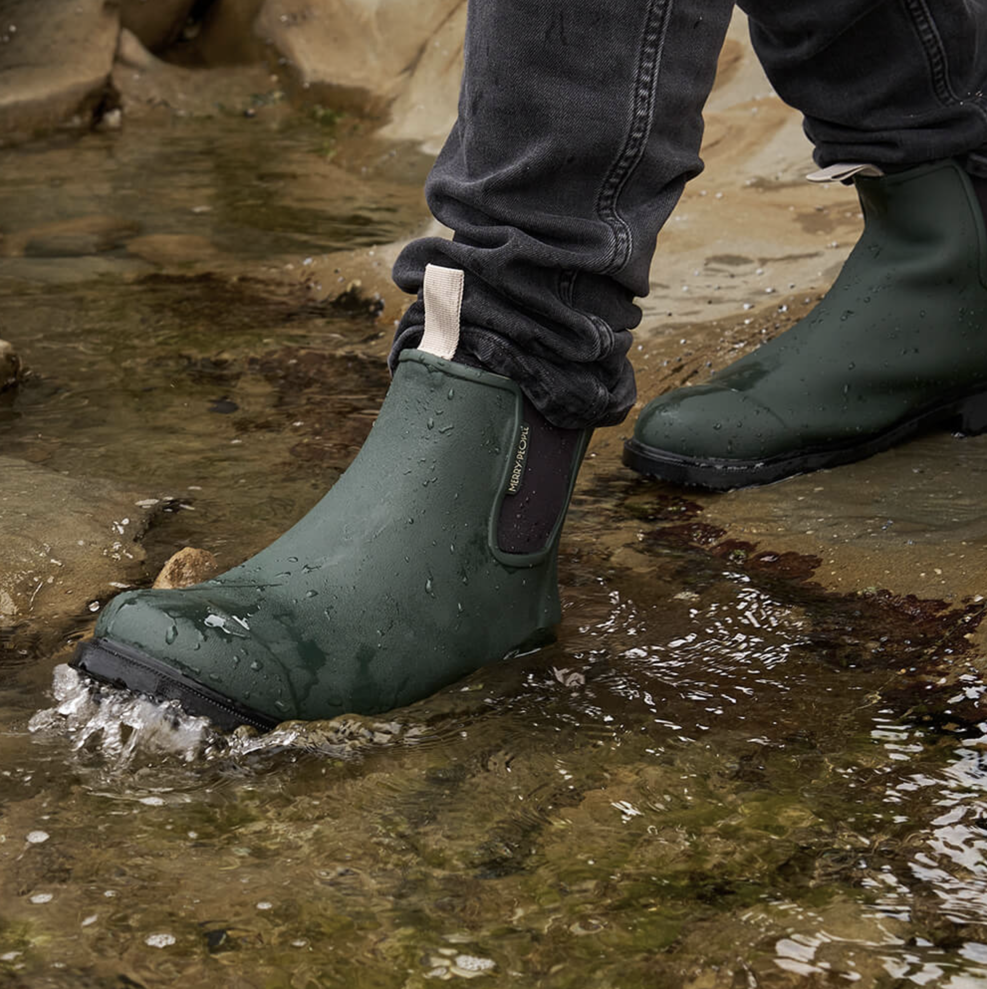 Merry People Bobbi Gumboots Forest Green — Manon bis  .png