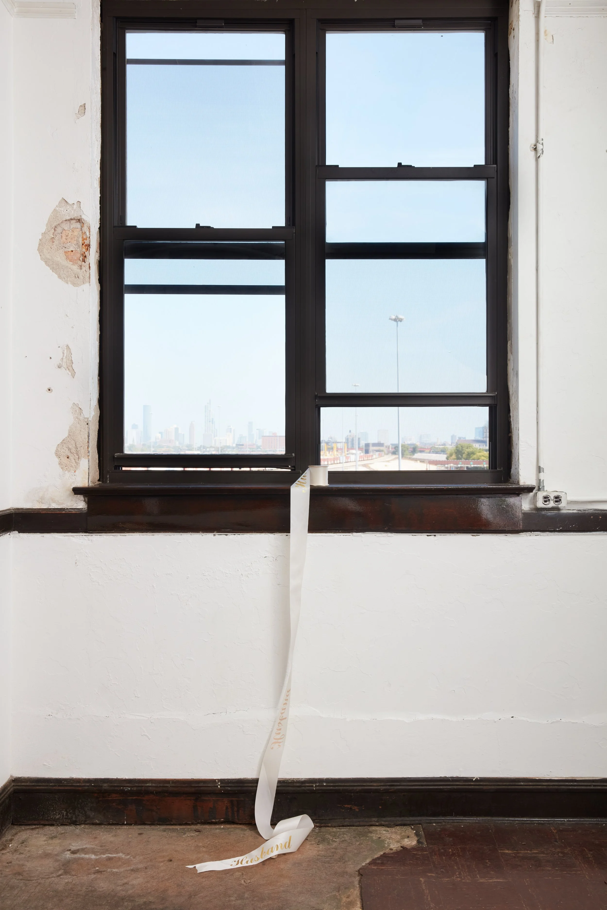  Sympathy Ribbon, a two person show with Madeline Gallucci at Grunts Rare Books, Chicago. Photos by Ian Ace.  