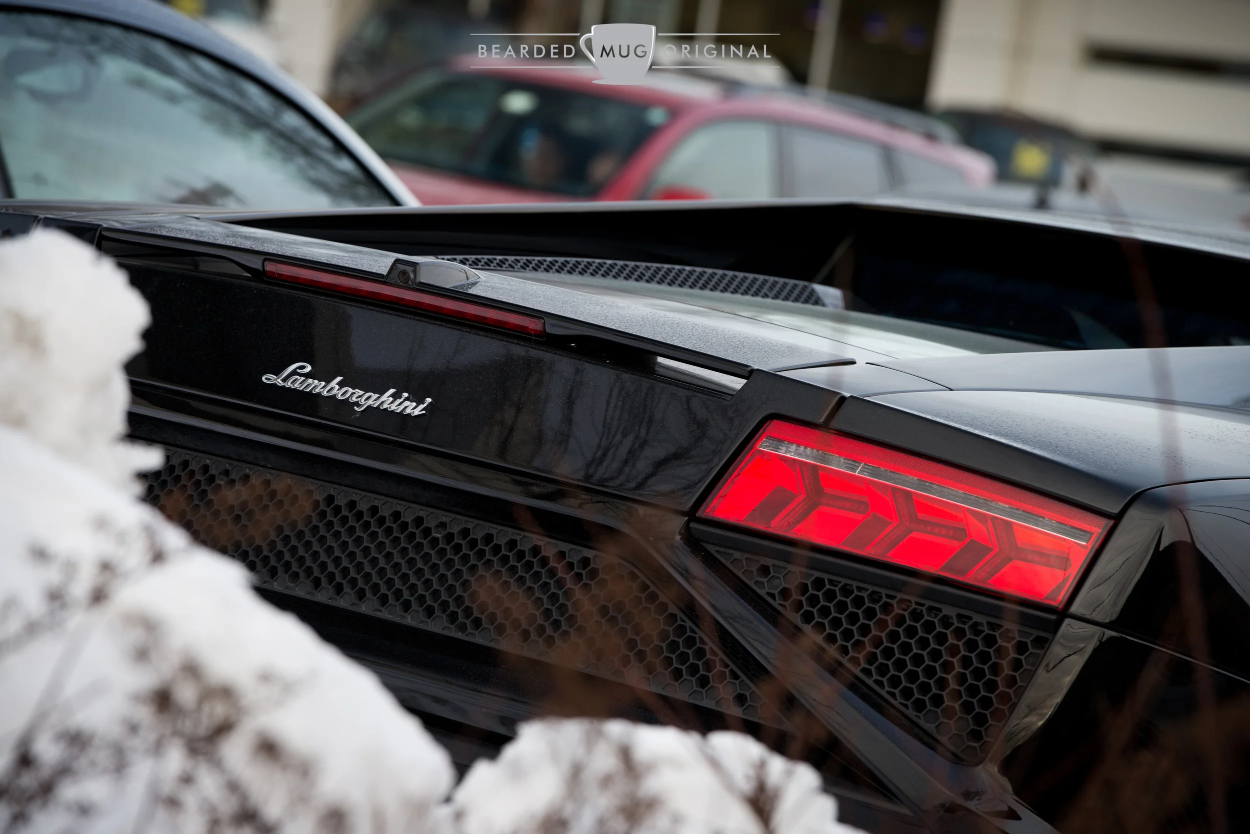 The Lamborghini Gallardo LP560-4 is an angular example of what can be a daily-driven supercar, inconspicuously outfitted with a reverse camera.