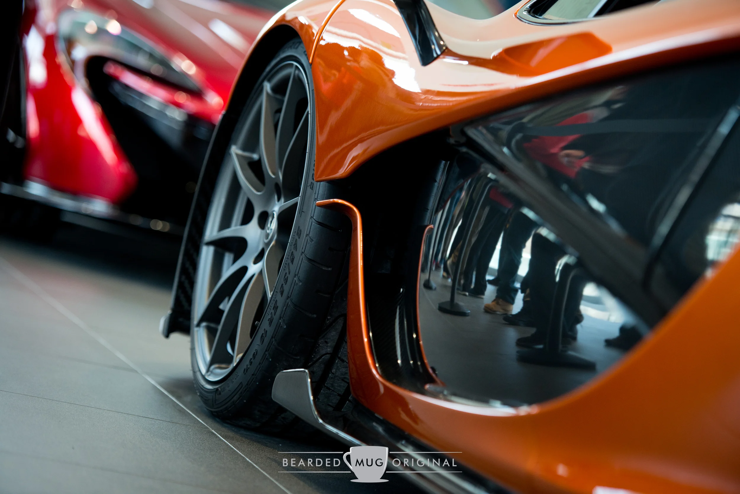 Exposed carbon fiber was very prevalent on the Lumia orange P1.