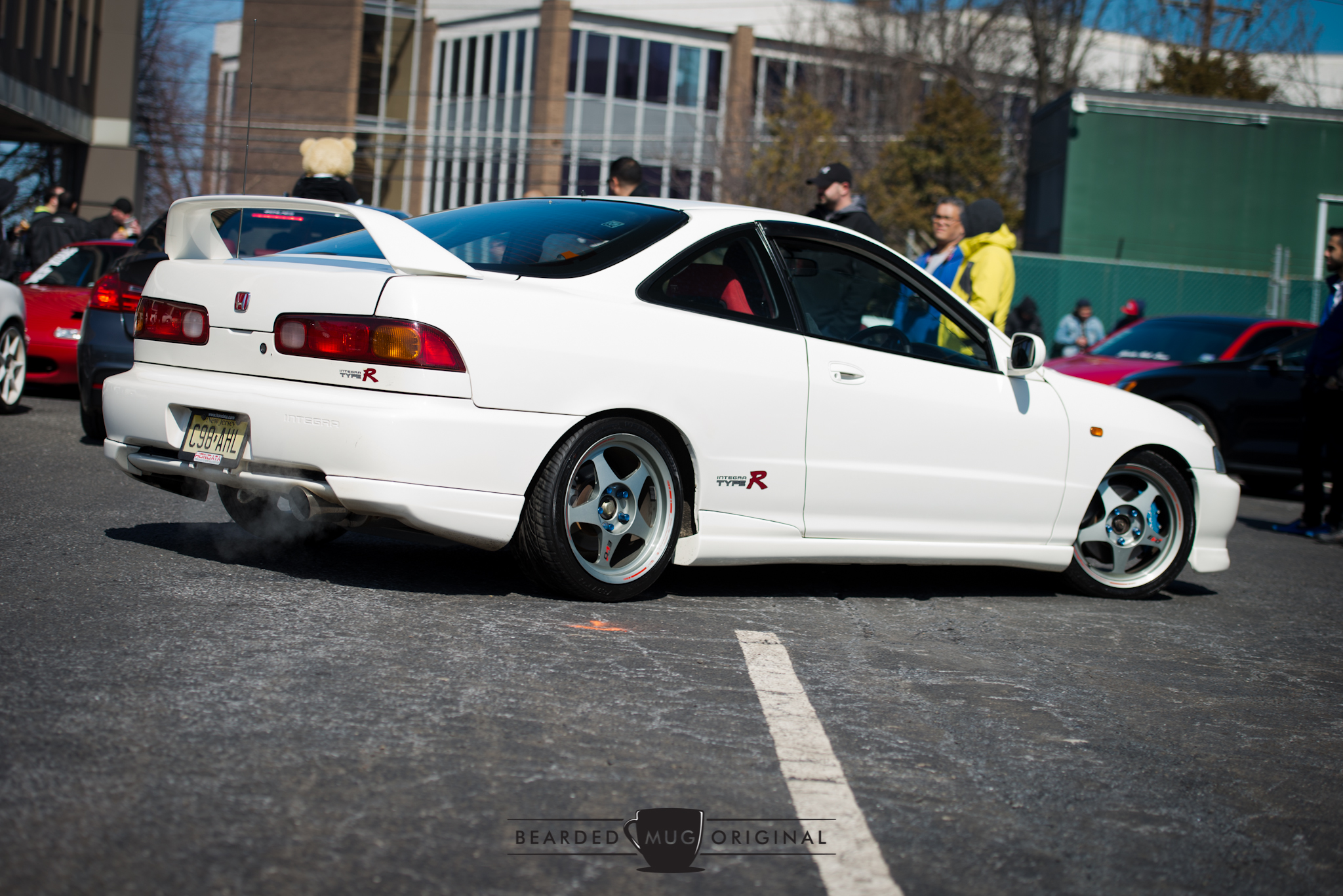 This beautiful ITR had it all, right-hand drive, Championship white paint, those seats, what looks like Spoon calipers...could it be a real JDM import?