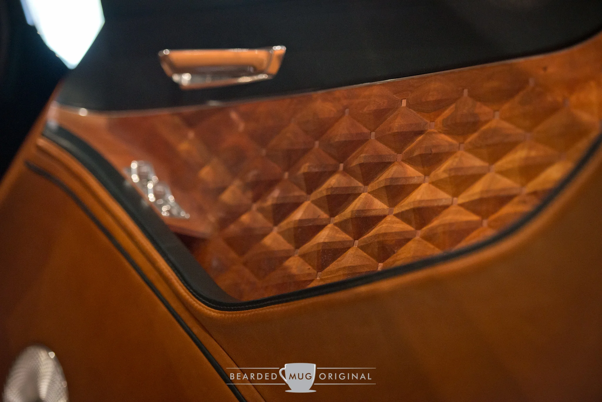 Talk about taking the wood-trimmed interior to the next level.