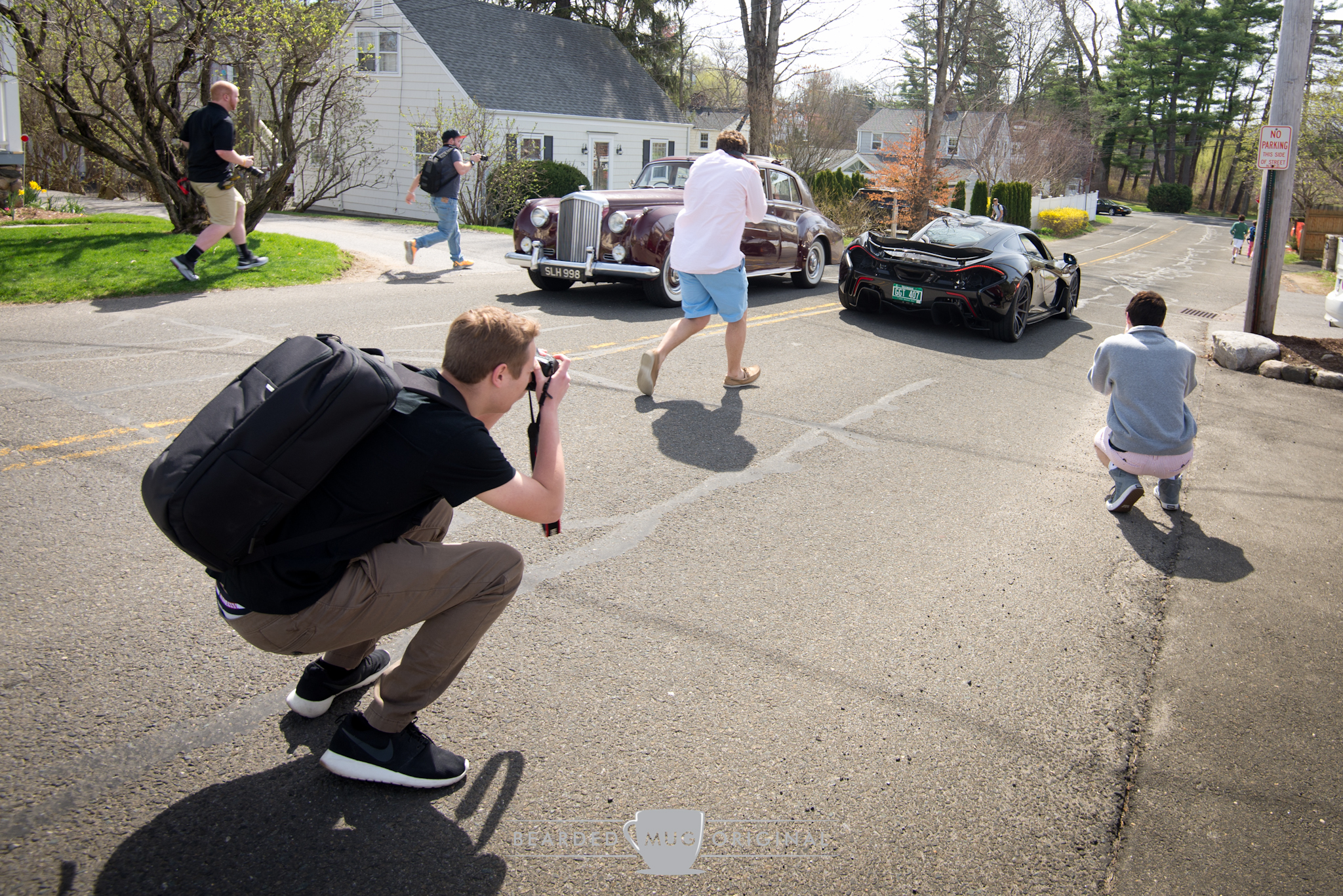 It was quite comedic to watch the Instagram newsfeeder fish trip over each other while flocking to whatever supercar was leaving, all hoping to grab that same image to be shared over and over.