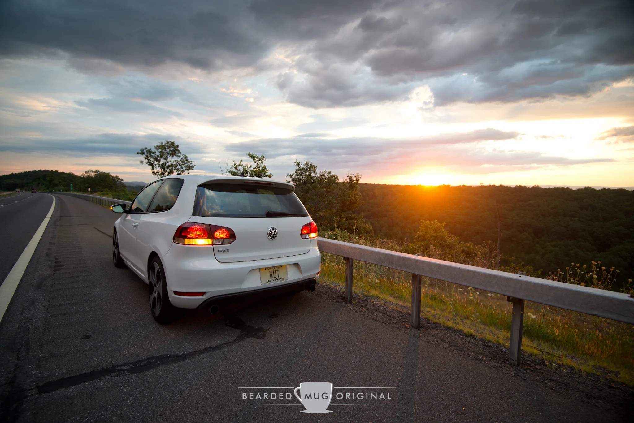 The WUTmobile's brakes effortlessly scrubbed off the speed to catch this opening in the trees.