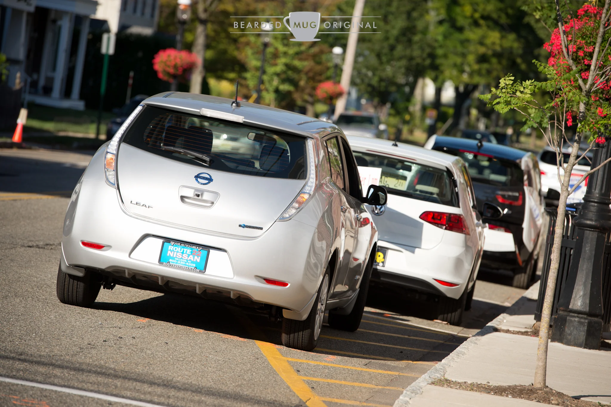 The Leaf and the i3 were available for test drives, while the e-Golf was my transportation to the event, courtesy of Trend Motors Volkswagen.