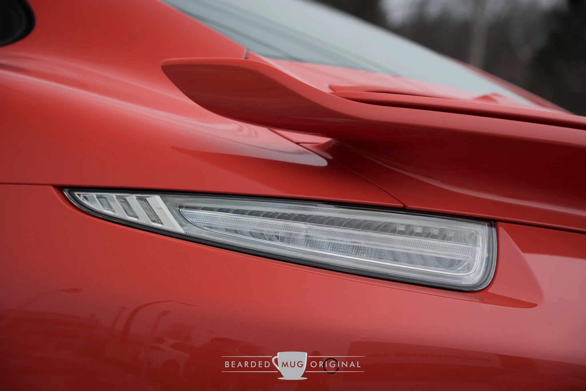 Lava Orange is offset nicely with the optional clear, glass taillights. 