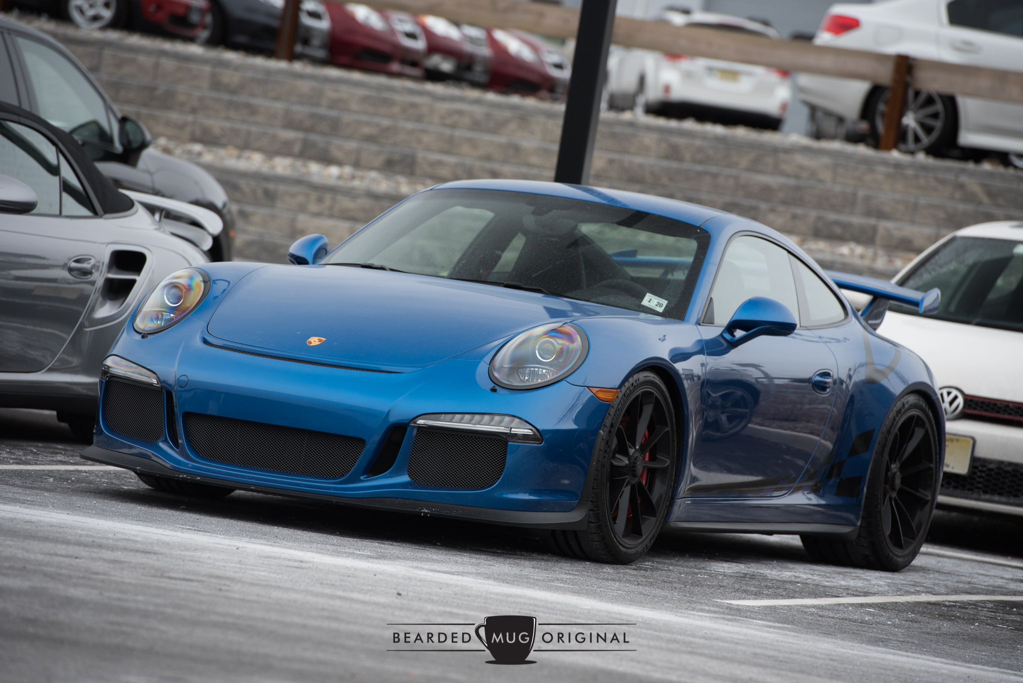 Why not finish out with a 991 GT3 in a stunning Sapphire Blue Metallic?
