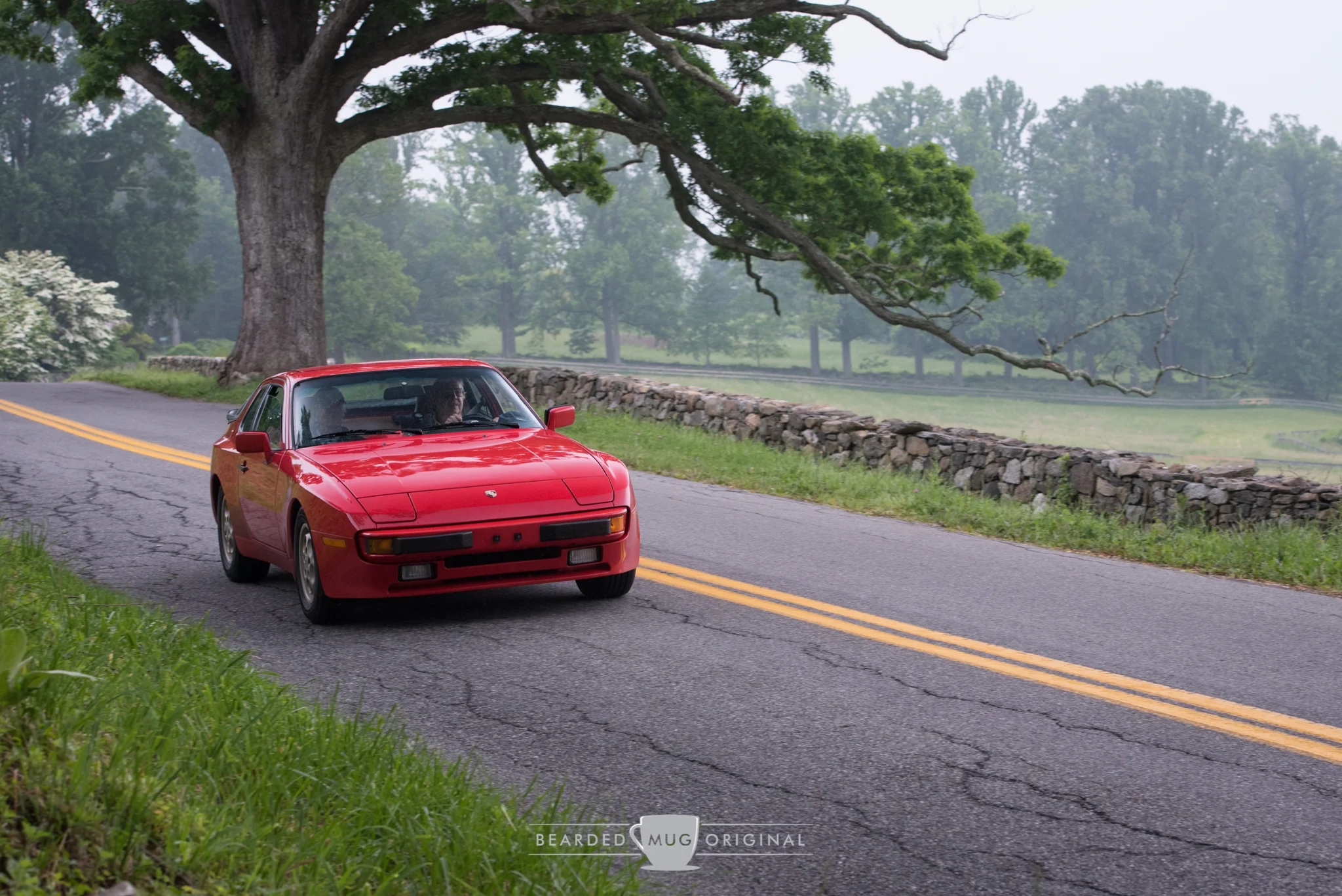 I was really looking forward to capturing the convoy cruising by this pastoral landscape. Unfortunately, this 944 S was the sole spotting.