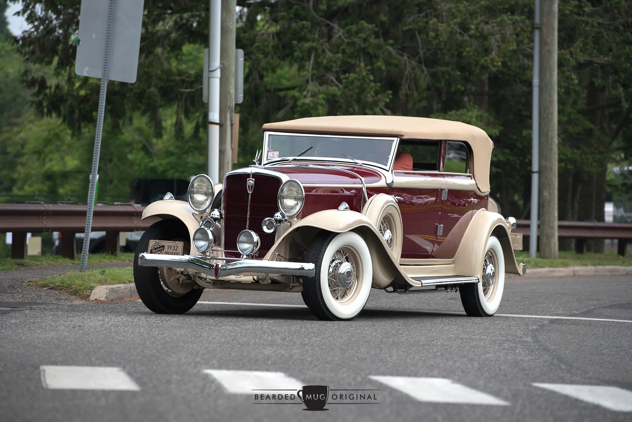 The glorious two-tone paintwork of the Best in Show 1932 Studebaker President Convertible Sedan was just the icing on a cake that was filled with little details and a reminder that this car heralded from a finer era of automobile.