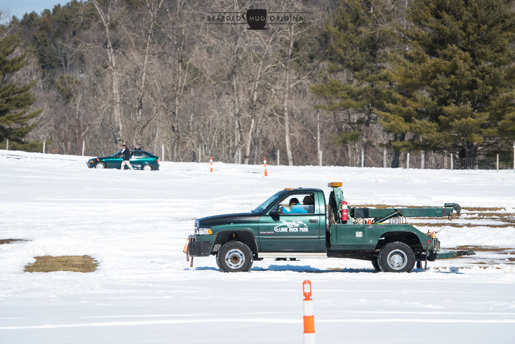 The LRP recovery tow trucks were on hand, ready to point any misdirected driver back on the right path. 