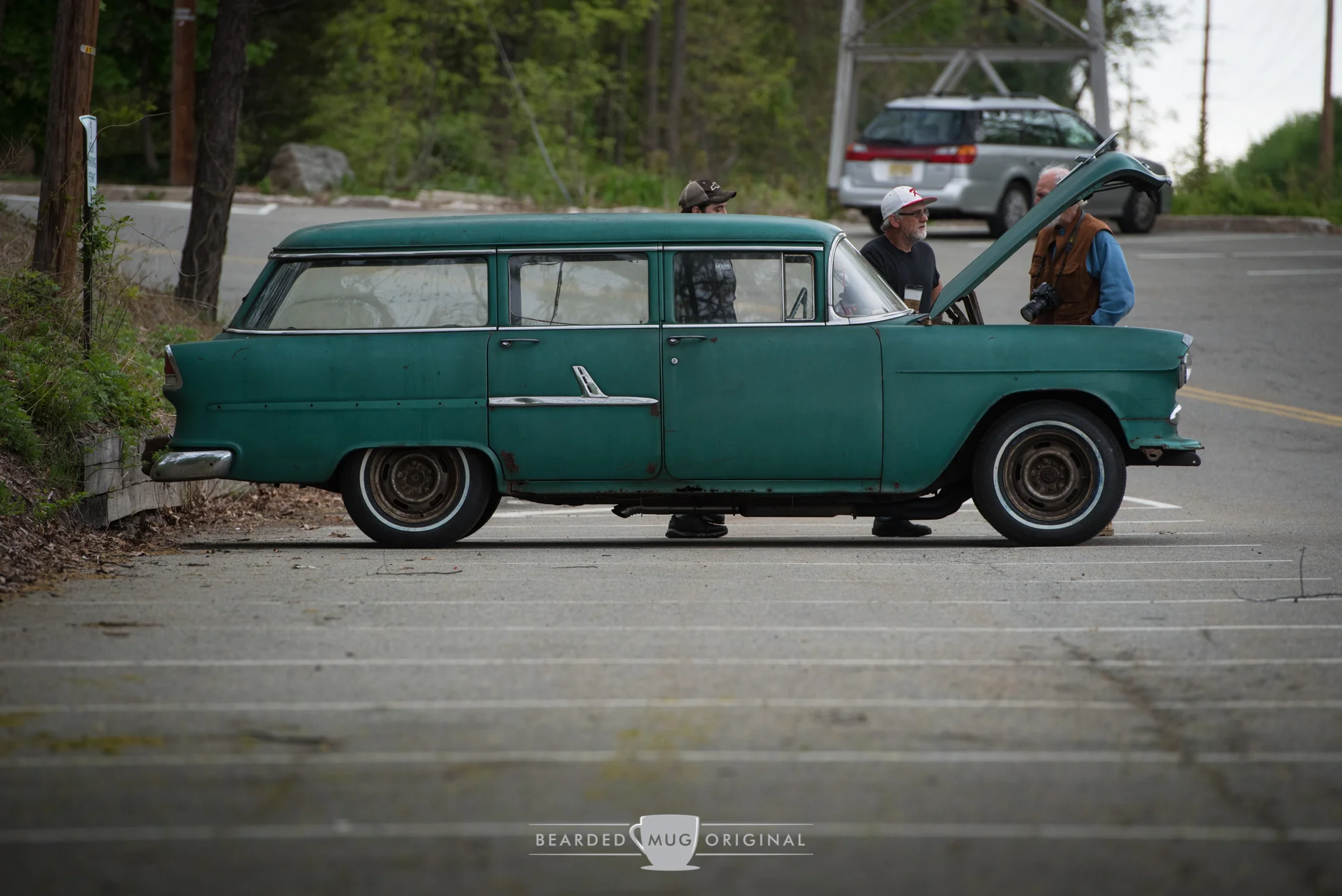 Far past patina - this 1955 Chevrolet 210 wagon was a great representative of a working class work horse.