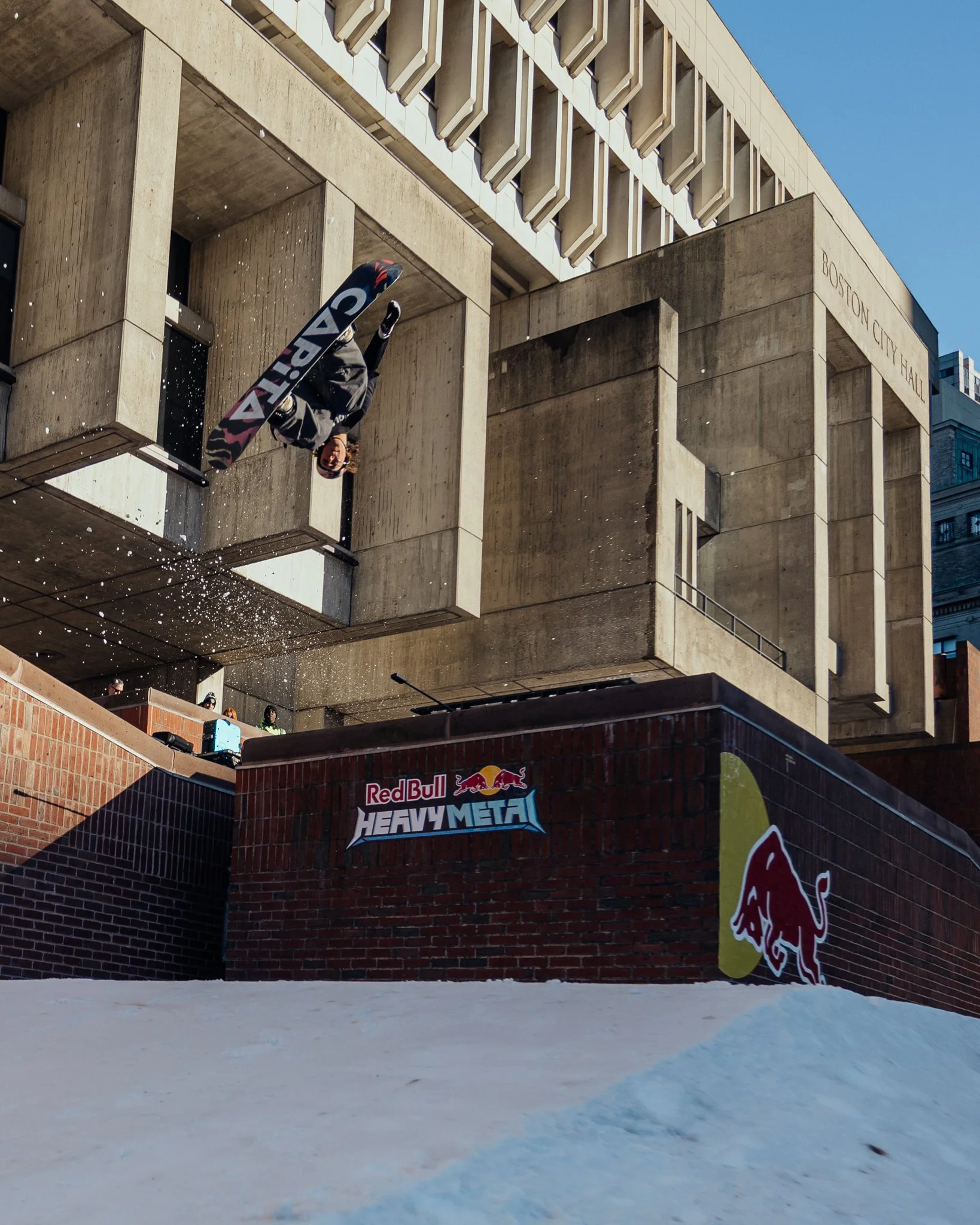  Benny Milam hits the jump at Red Bull Heavy Metal in Boston, Massachusetts, USA on February 22, 2025. 