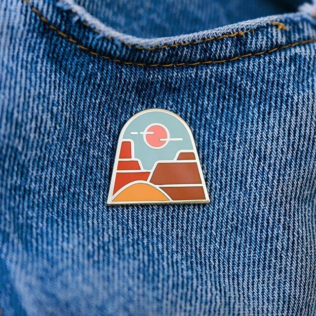 I&rsquo;ve dreamed of making enamel pins for so long now. And now they&rsquo;re here, IRL! Pin 1 of 4
Link in the bio to scoop one up for yourself 🤙🏽