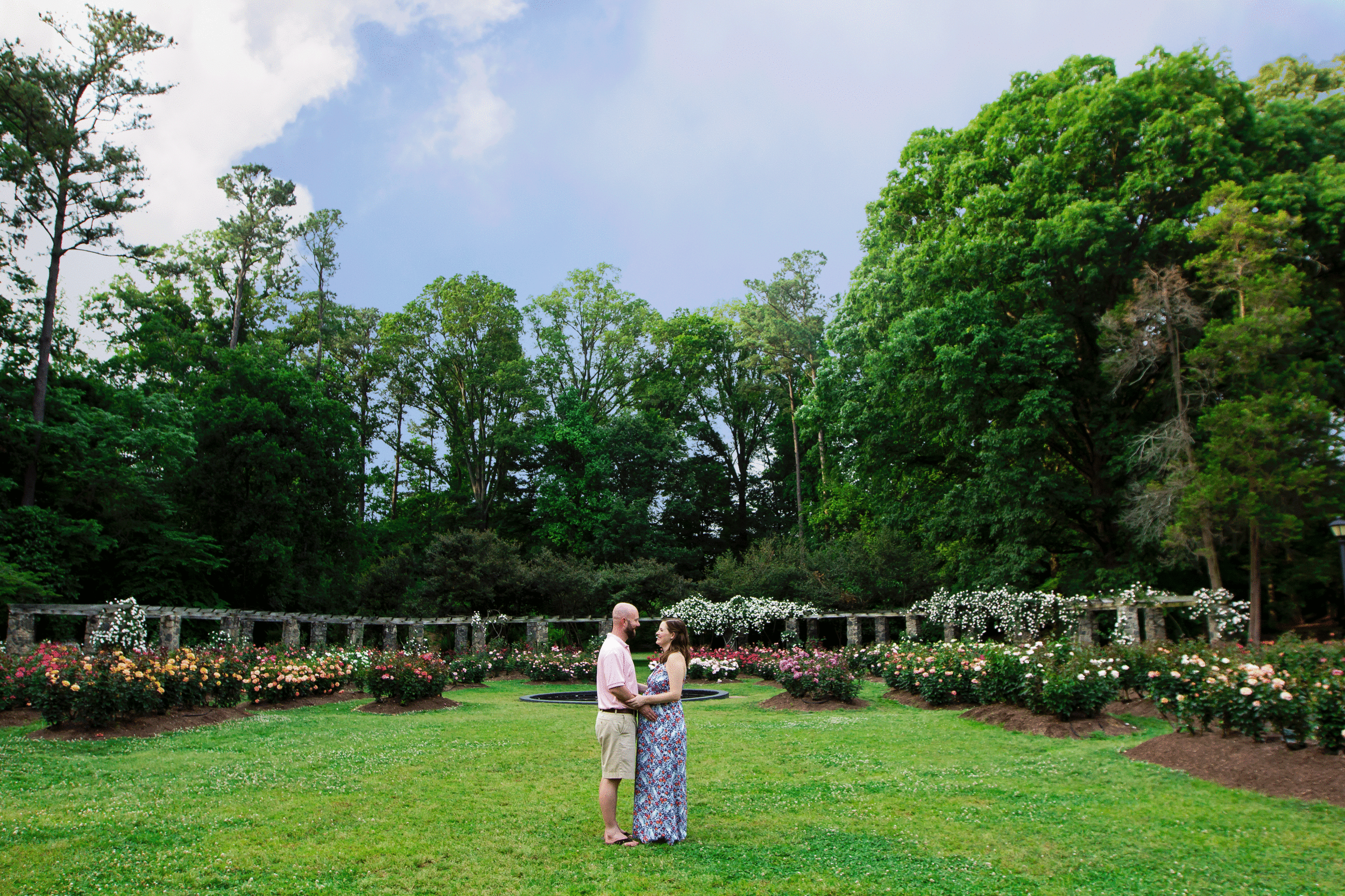 Brian And Brooke Skilton Maternity Pullen Park And Rose Garden