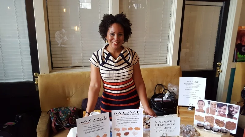 Yep, one more event last weekend - presenting and vending at the Naturally Hurd Hair Event on Sunday. It was an outstanding event - sold a lot of makeup and made a ton of connections and got good and exhausted :-D!