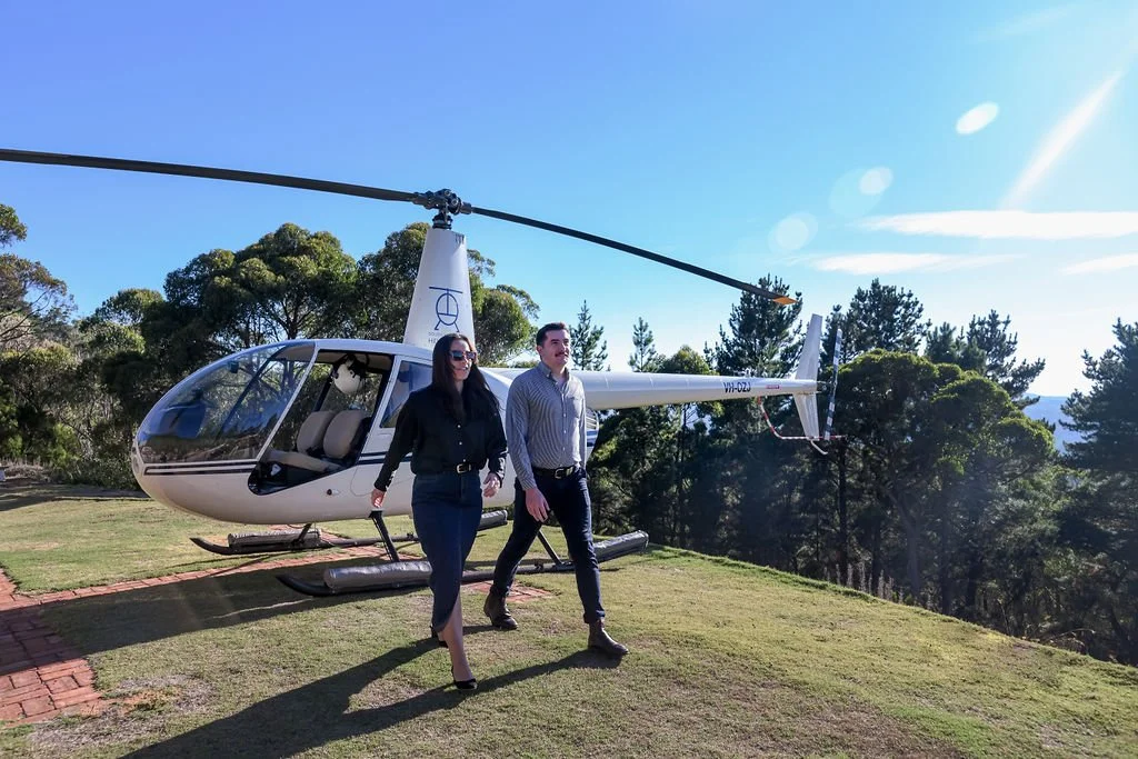 Arrive in style, with @southaustralianhelicopters 🚁  #luxurylodge #luxury #bestofthebest #experience #sequoia #sequoialodge #bespoke #helicopter