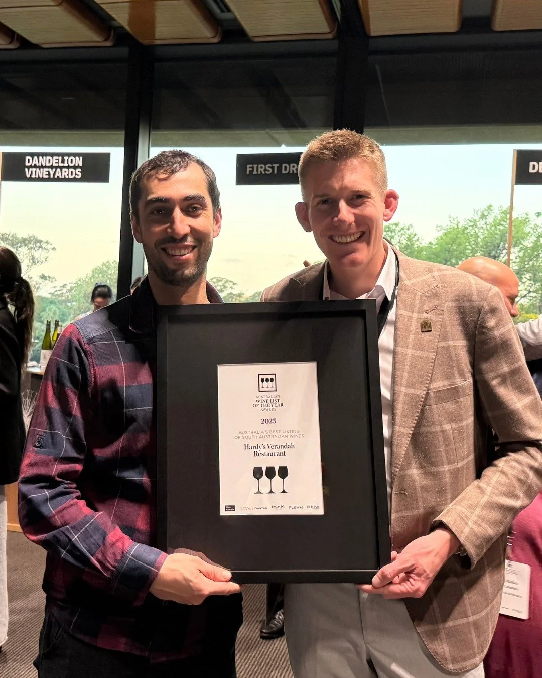 We are please to announce that our very own, @hardysverandah has been awarded Australia's Best Listing of South Australian Wines at the Australian Wine List of the Year Awards for 2025! 🏆
This is an honour, and incredible recognition for our Sommel