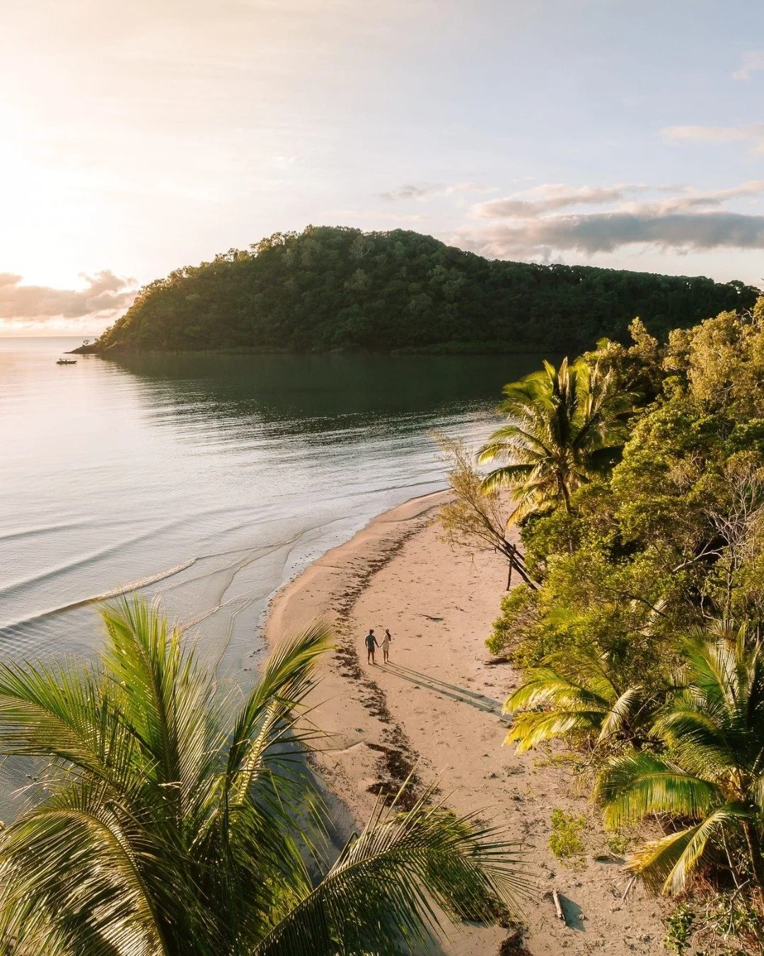 Just two hours north of Palm Cove, a day trip to Cape Tribulation takes you along one of the world’s most scenic drives, the Great Barrier Reef Drive, where the Daintree rainforest tumbles into the Coral Sea.
Stop at Mossman Gorge, cross the D