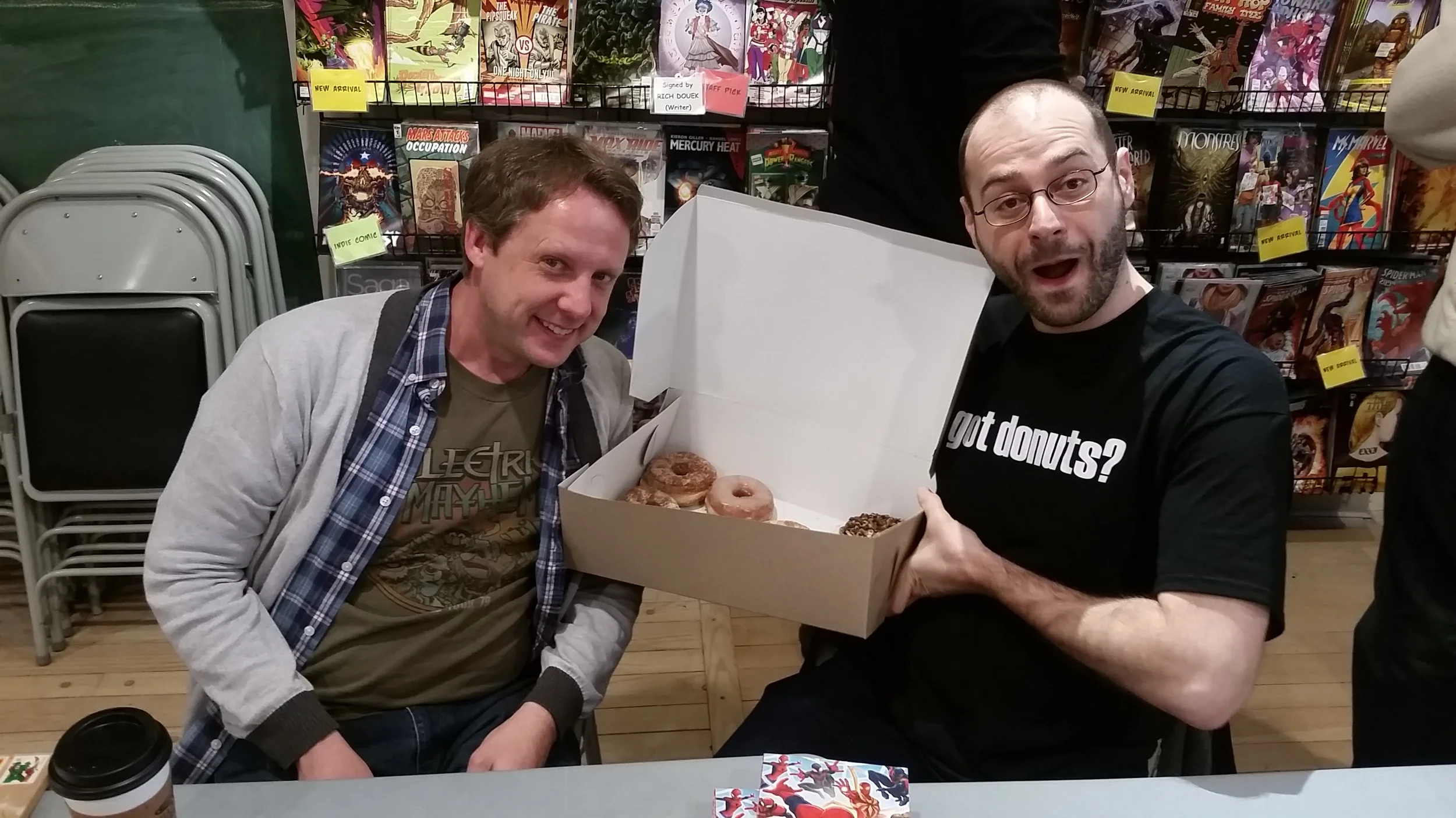 Stephen Coughlin (Left) and Joe Caramagna (Right)