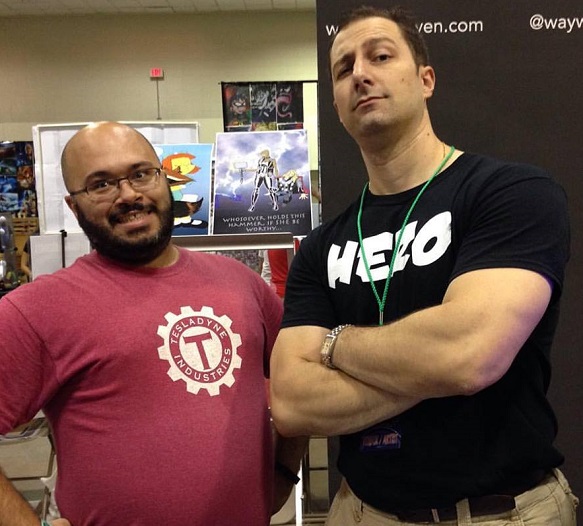 Alexander Sapountzis (left) and Mark Frankel (right) of Wayward Raven Media