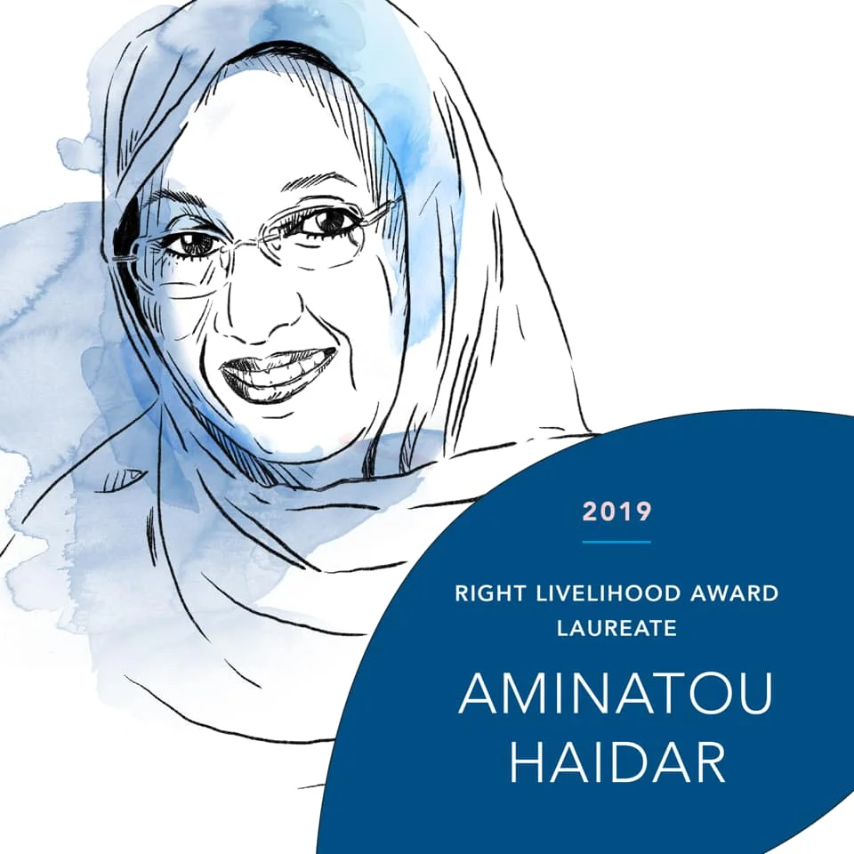 AMINATOU HAIDAR awarded this year's Right Livelihood Award