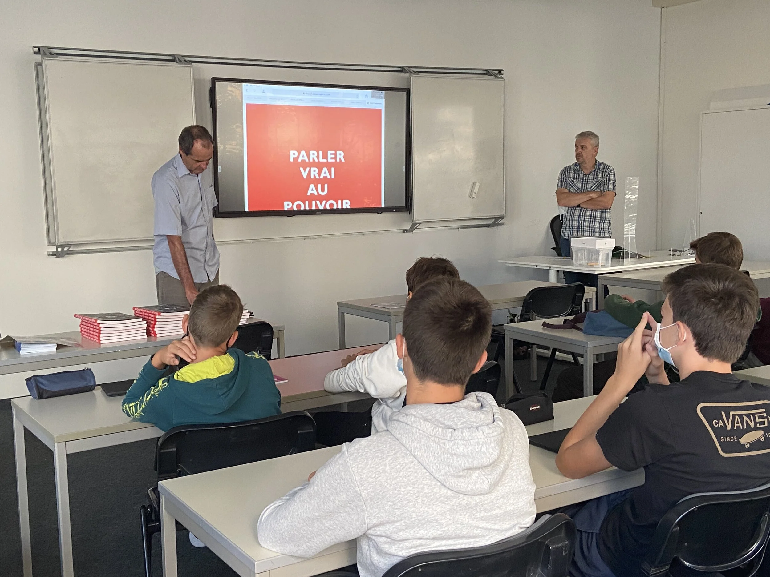 Visit to Lycée français Marie Curie de Zurich