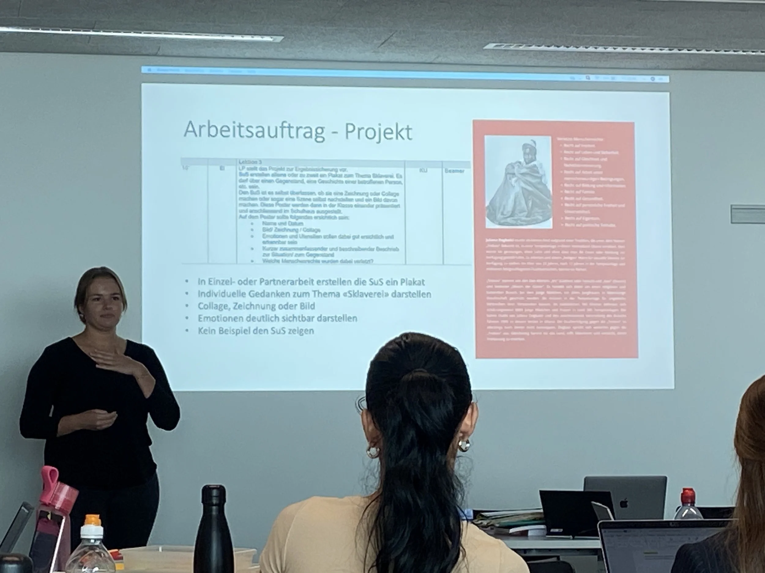 Speak Truth to Power as part of pre-service training