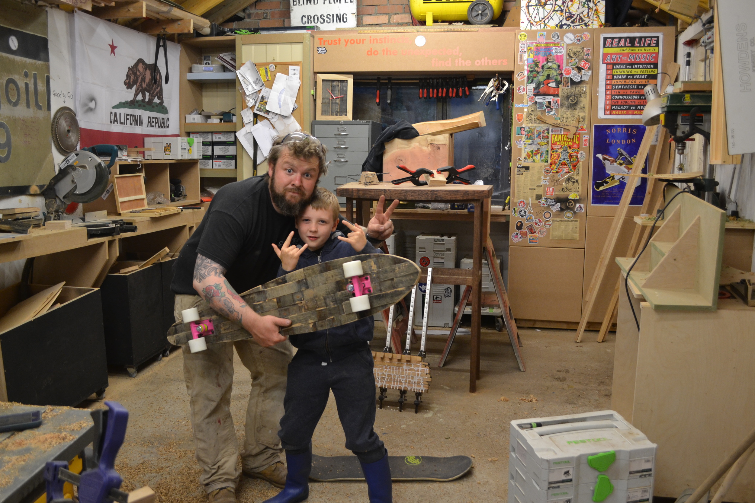 Whisky Barrel Skateboard