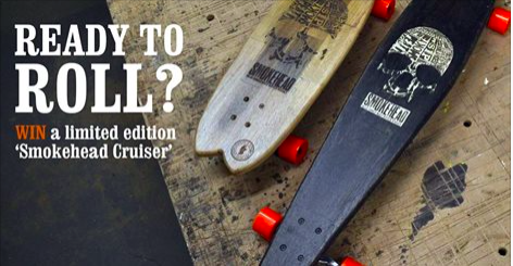 Smokehead Skateboard Giveaway