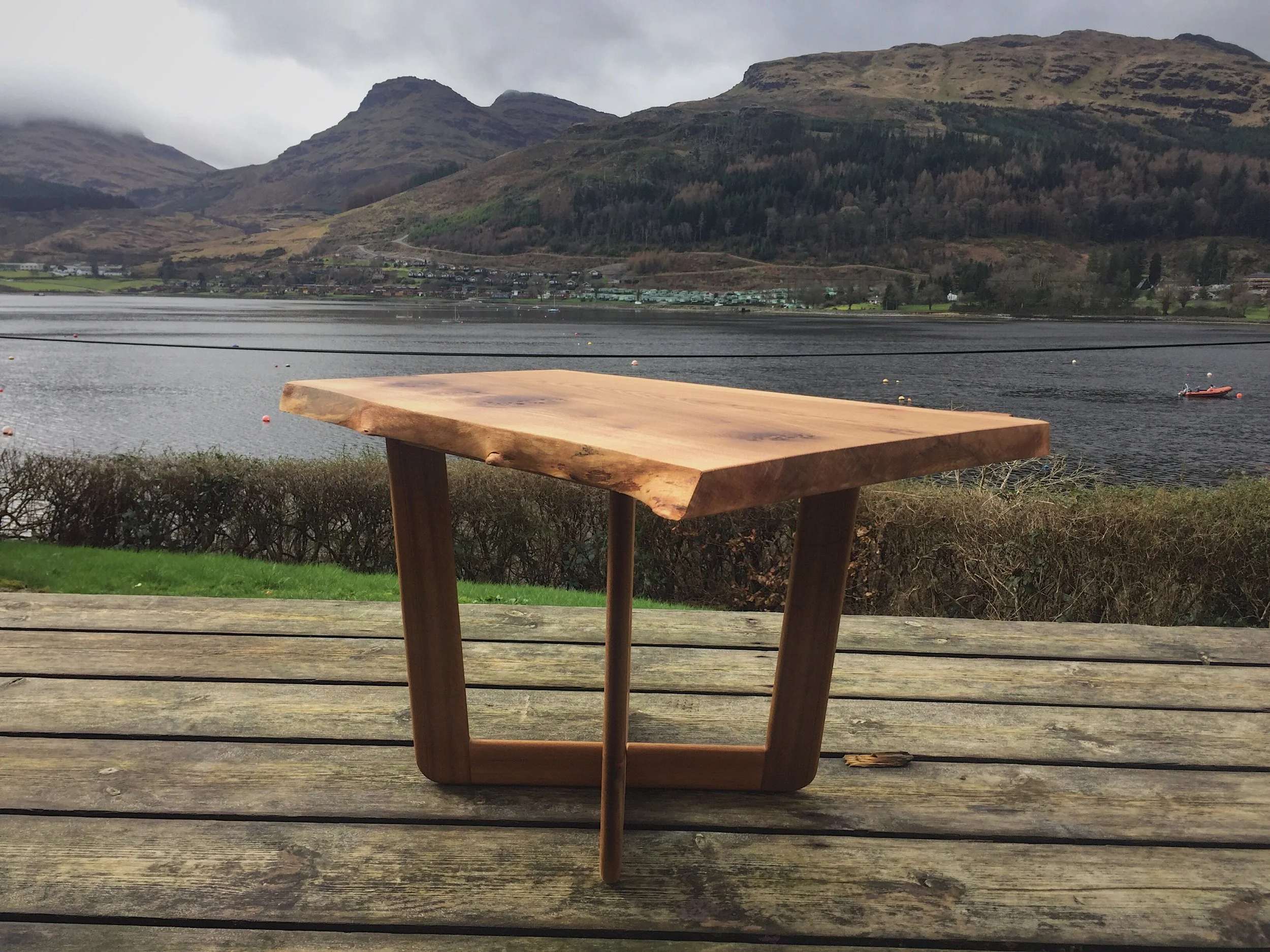 A Modern Live Edge Table