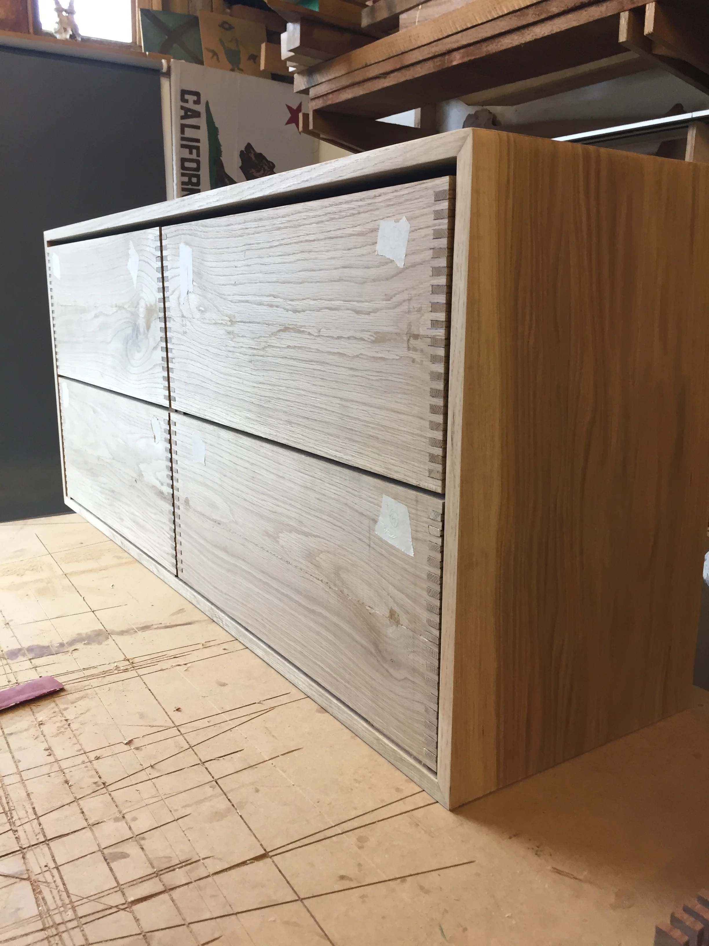 Box Joint Drawers W.I.P (that means Work In Progress)